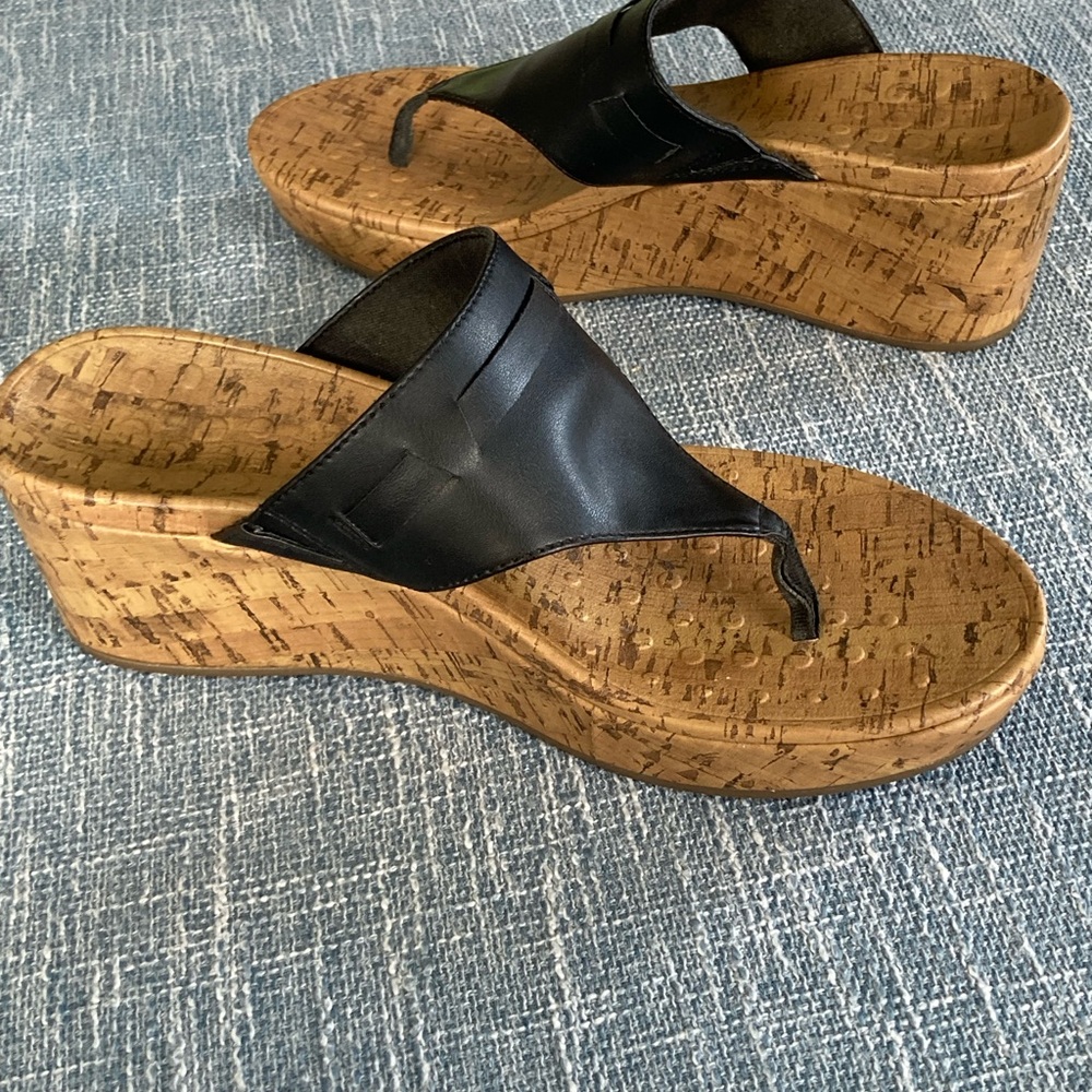 Vionic Cameron Platform Sandals, Size 9, Black - image 6